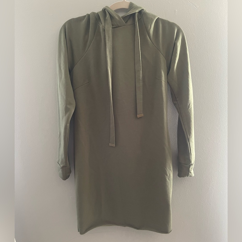 Almost Famous Olive Green Long Sleeve Dress